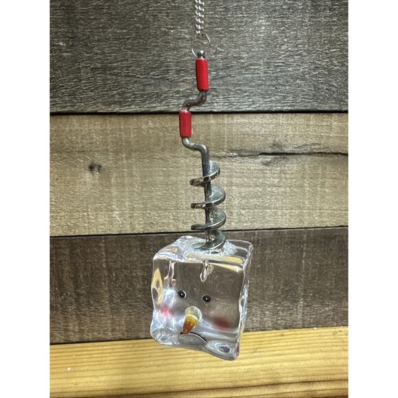 Dept 56 ICE CUBE Christmas Ornament Hand Drill - Picture 1 of 4